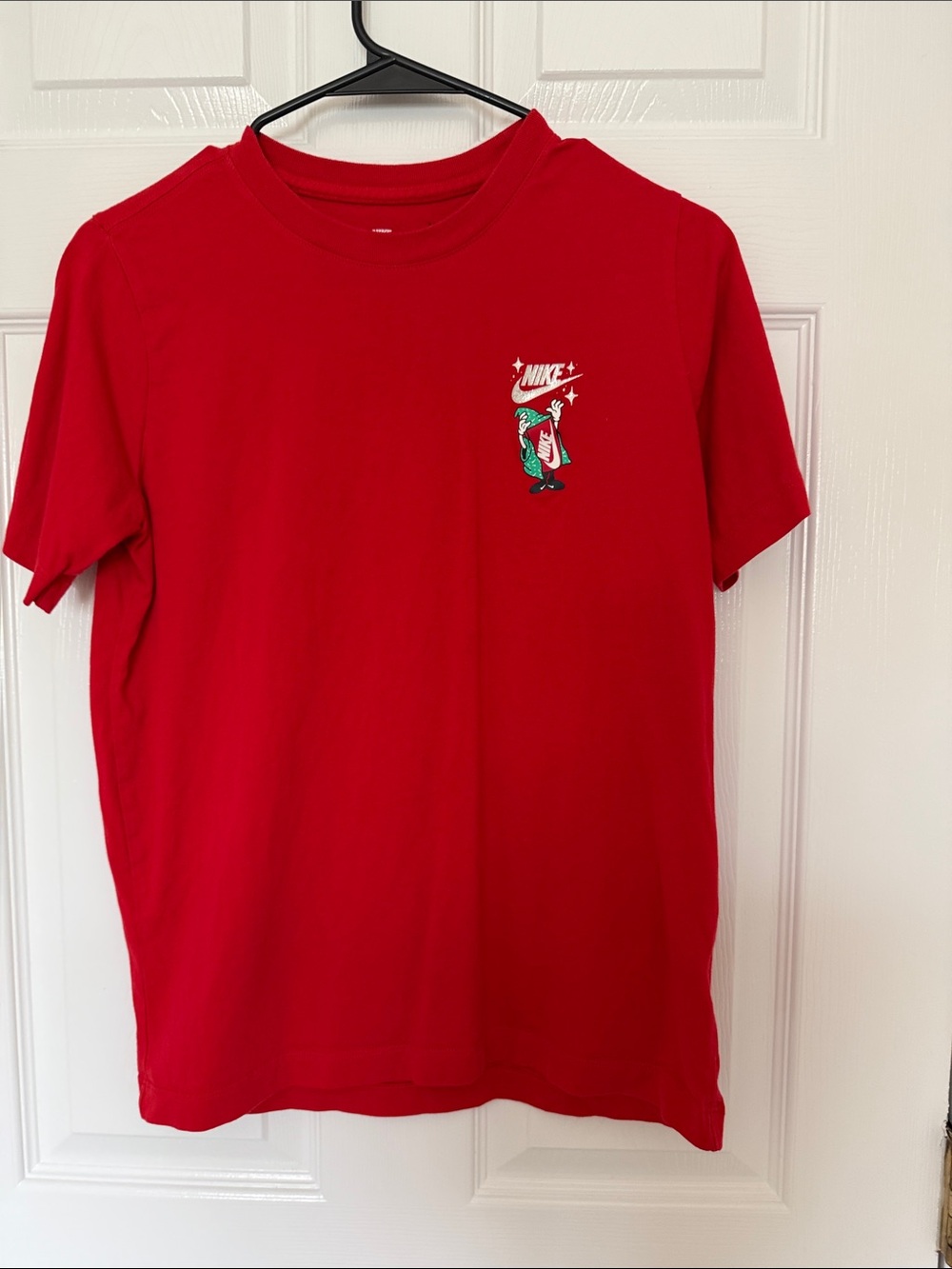 Nike Red Graphic Short Sleeve Tee for Kids